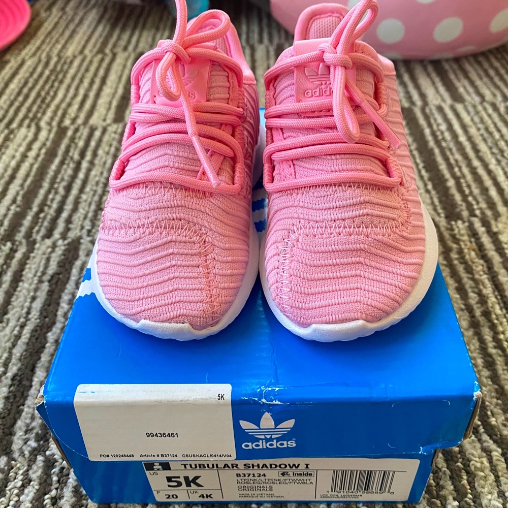 Adidas Tubular Shadow pink baby size 5